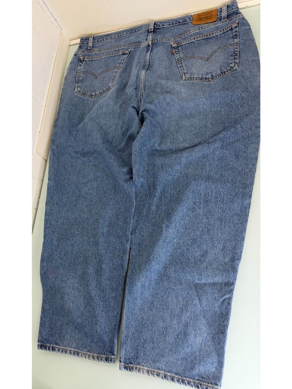 Vintage Y2K Levis 545 Jeans 44X30 Loose Fit Straight Leg 2001 Baggy Grunge